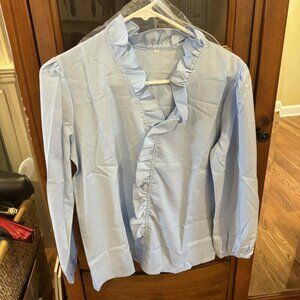 Blue Business casual shirt